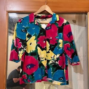 Vintage floral blouse